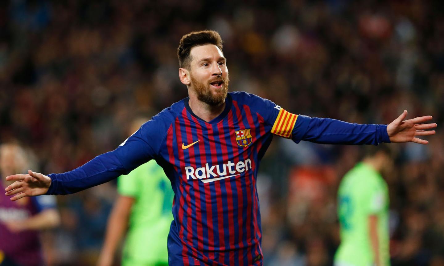 Messi close to breaking Giggs' record after La Liga title