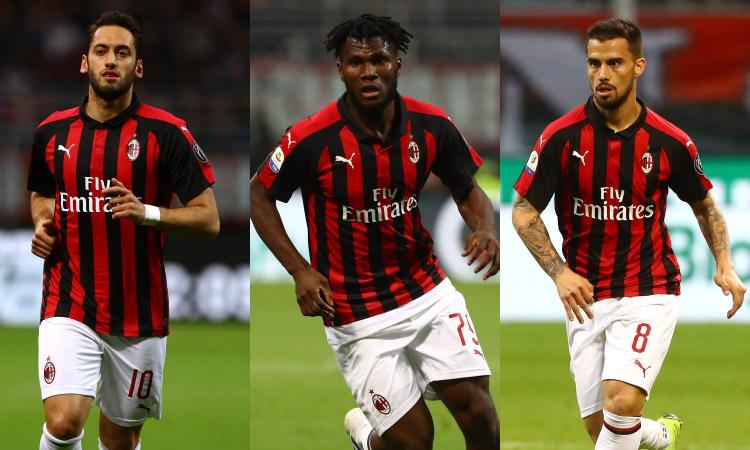 Calhanoglu, Kessie e Suso: senza Gattuso, il Milan è più lontano