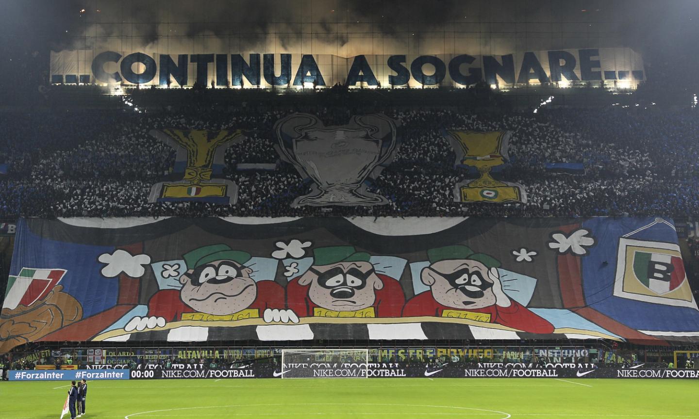 Curva Nord thanks Spalletti and warns Conte: 'Who takes his place must respect values'