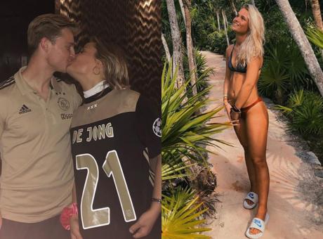 De Jong festeggia con Mikky a Torino FOTO