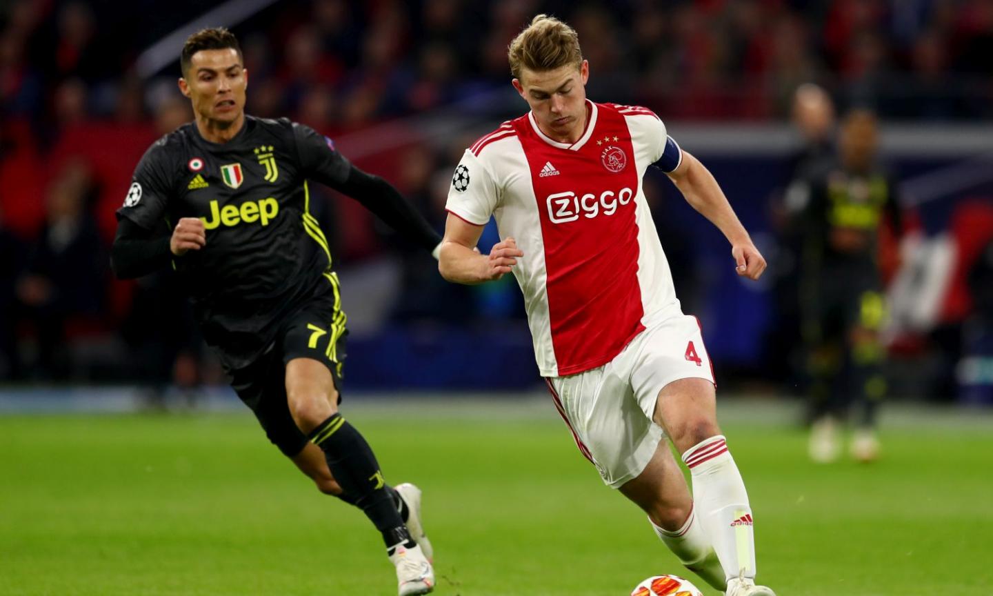 Ajax: Juve-Barcellona, de Ligt ha scelto