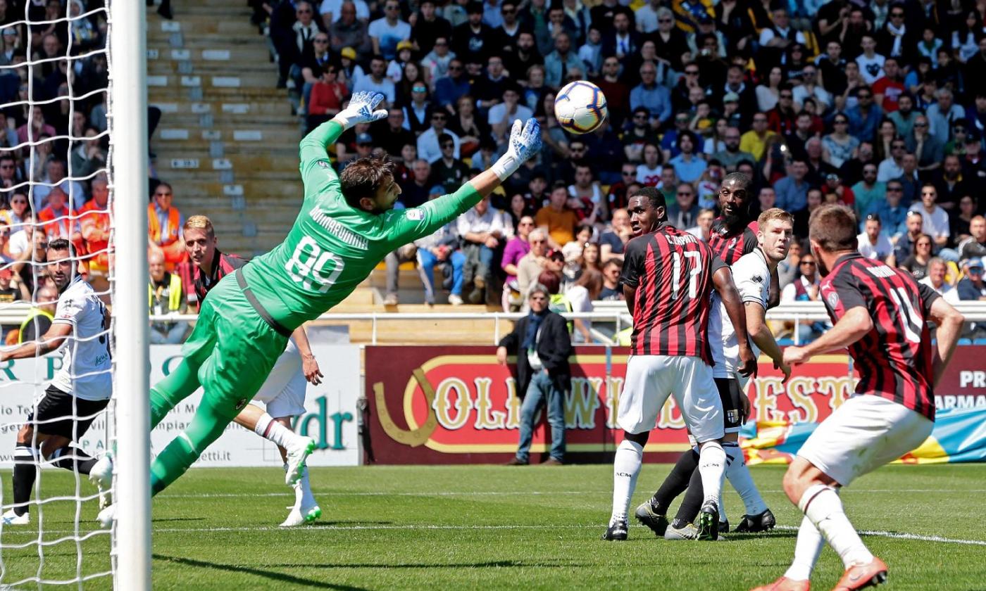 Un brutto Milan fa harakiri e si ferma 1-1 a Parma