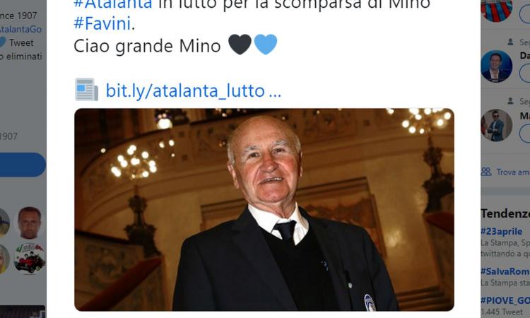 Atalanta in lutto, è morto Mino Favini: da Morfeo a Gabbiadini, talent scout d'oro