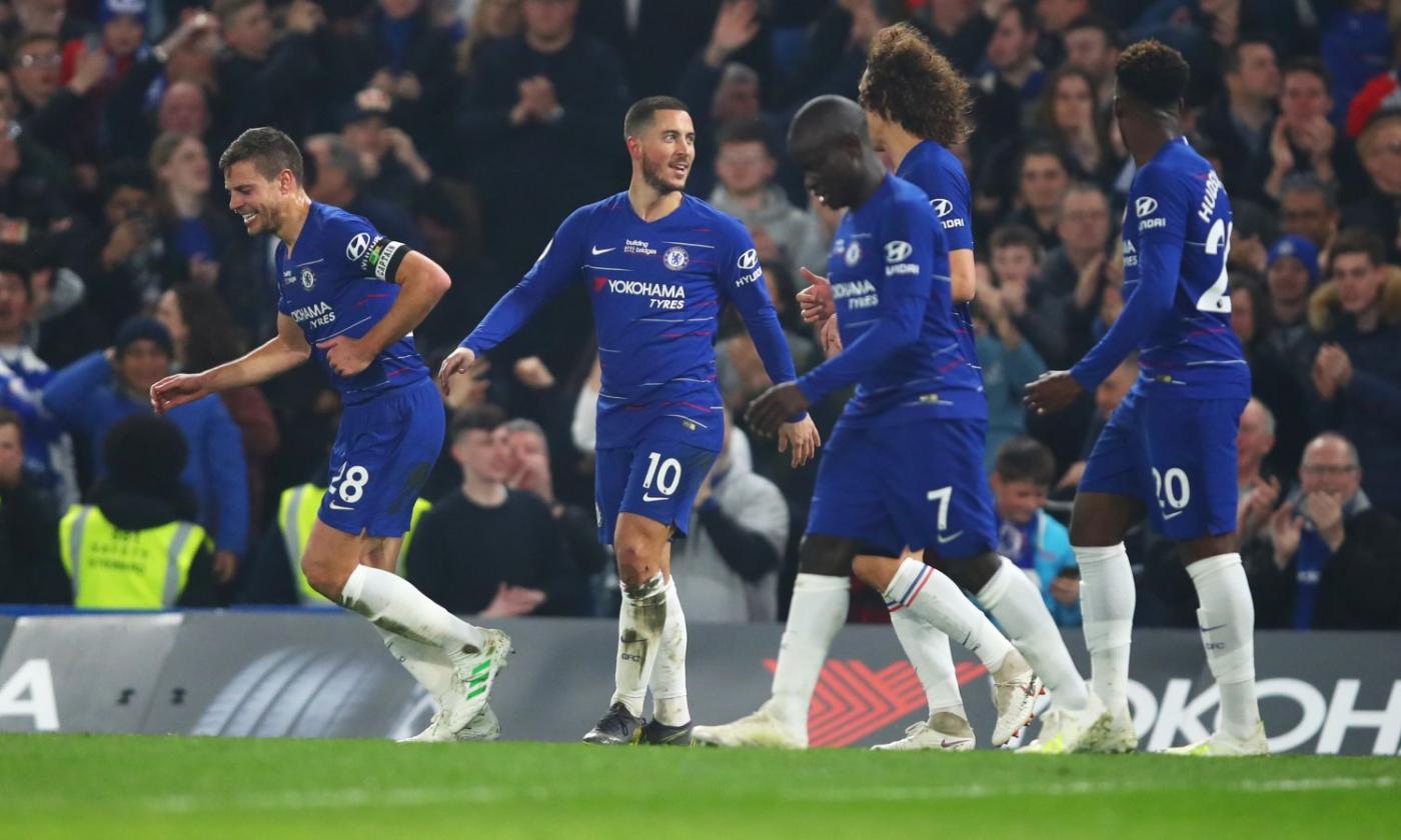 Premier: Sarri vince con super Hazard, Chelsea terzo in classifica