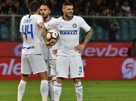 Rigore per l'Inter, Icardi lo lascia a Perisic