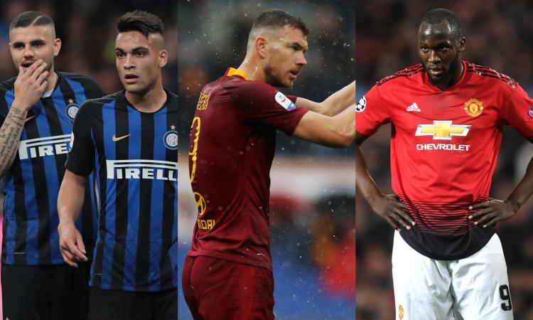 L'Inter lavora al dopo Icardi: da Lukaku a Dzeko, le scelte di Conte