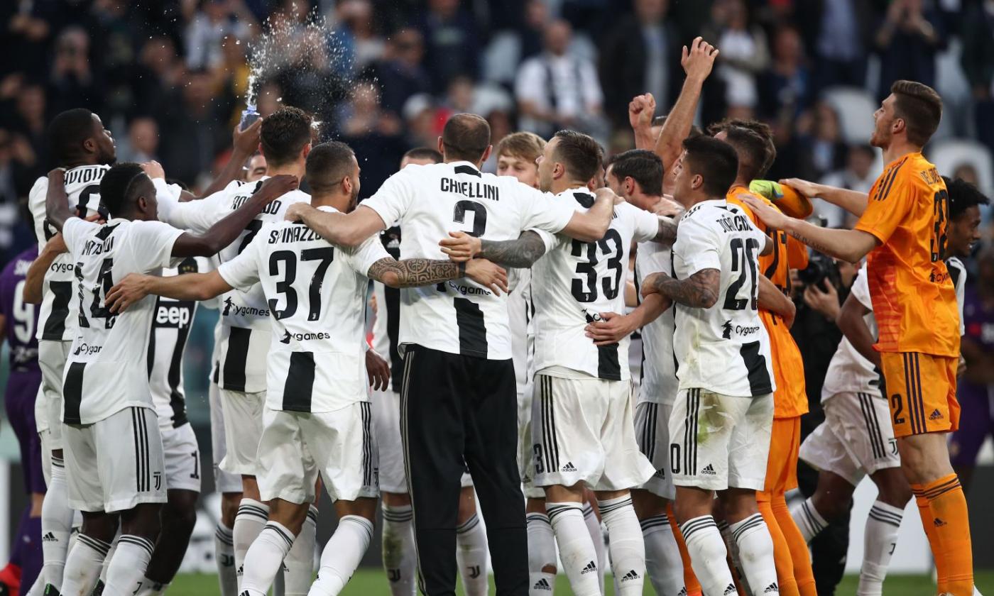 Juve, doppia festa scudetto allo Stadium