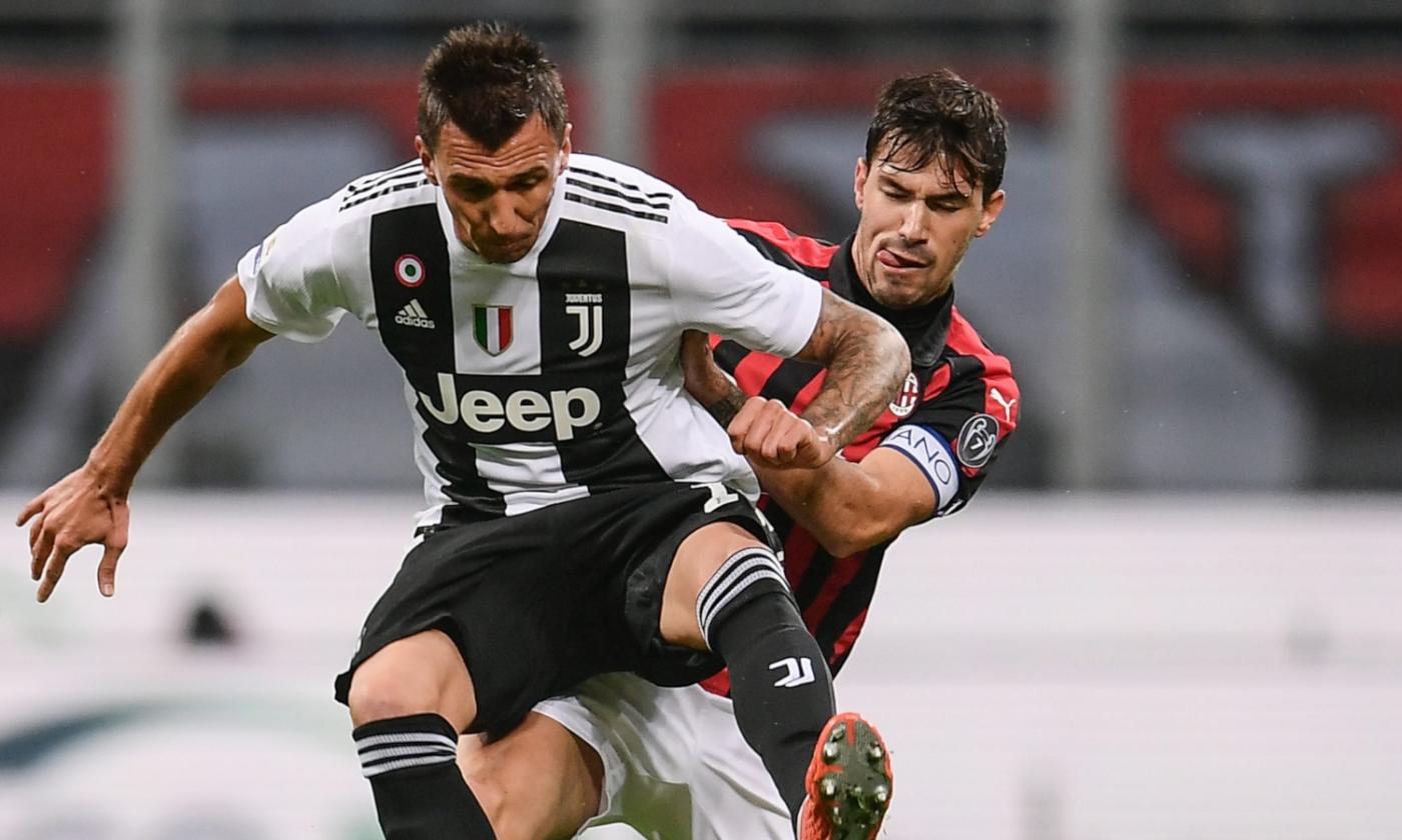 Juventus-AC Milan: Mandzukic risks 4-match ban upon FIGC prosecutor's request