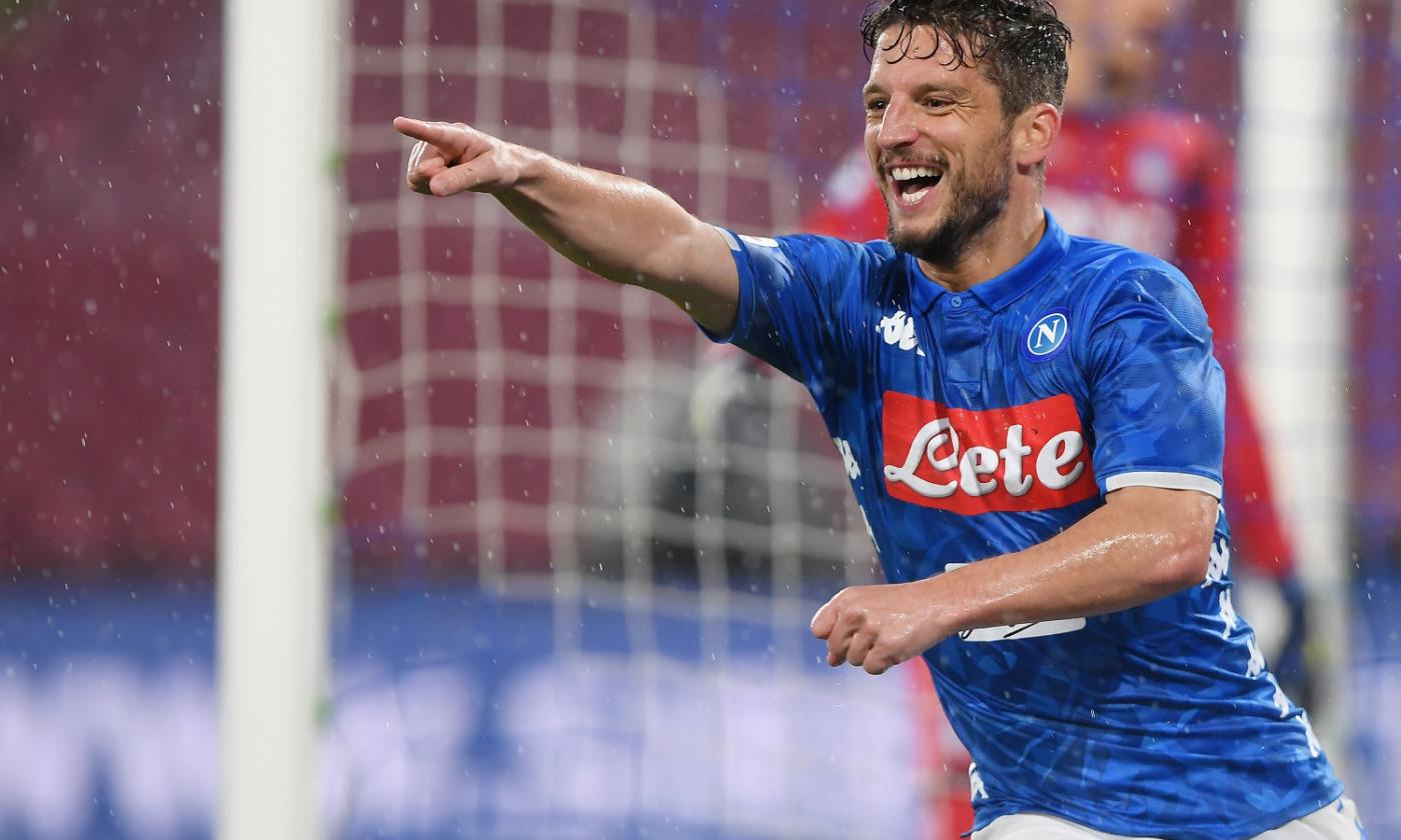 Napoli, Mertens può andare via a zero 