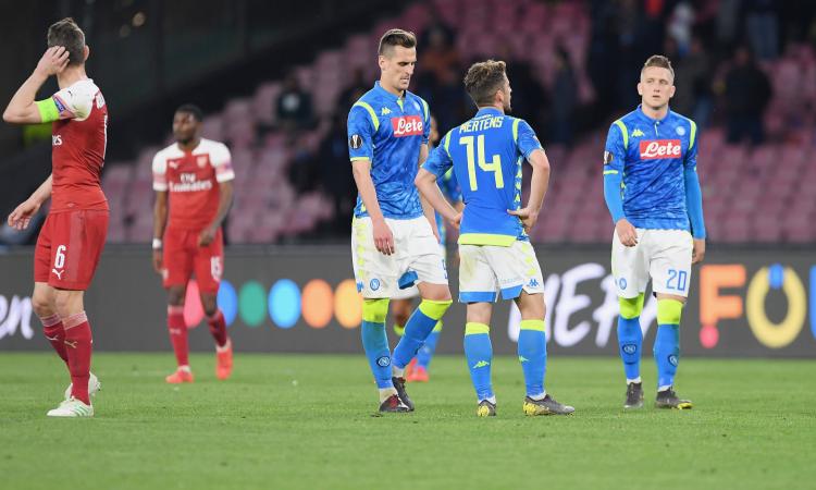 Arsenal troppo forte per questo Napoli: altra lezione di gioco dopo Juve-Ajax e l'Italia è fuori dall'Europa