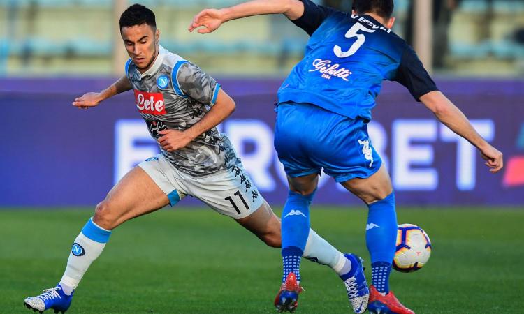 Napoli-Arsenal, non ci sarà Ounas: arriva la conferma di Ancelotti