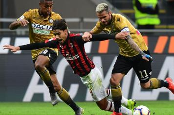 paquetà , milan, cade, behrami, udinese, contrasto, 2018/19