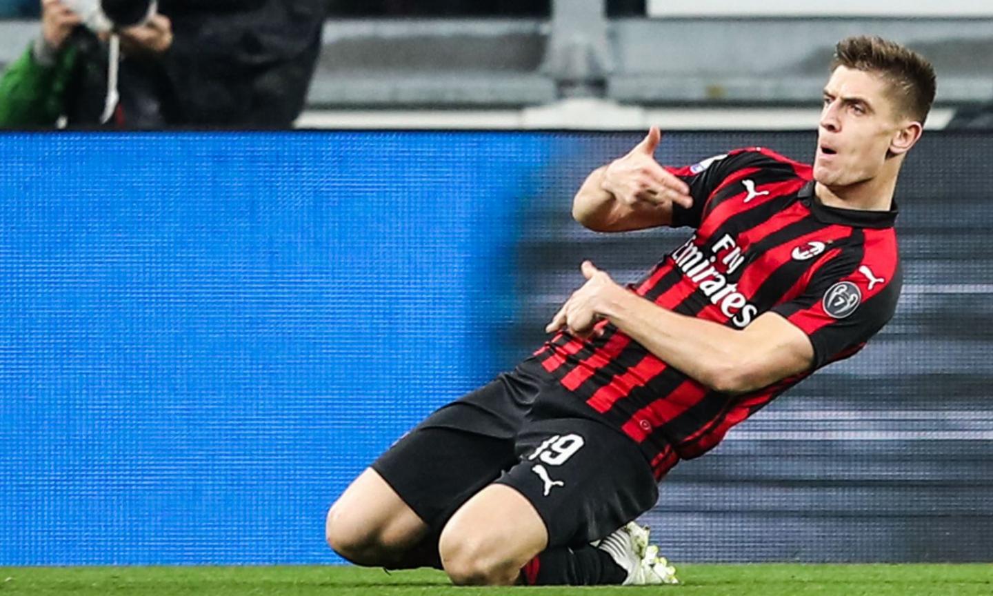 Piatek cuore Milan: 'Sognavo in rossonero, mi sono svegliato pistolero milanista' FOTO