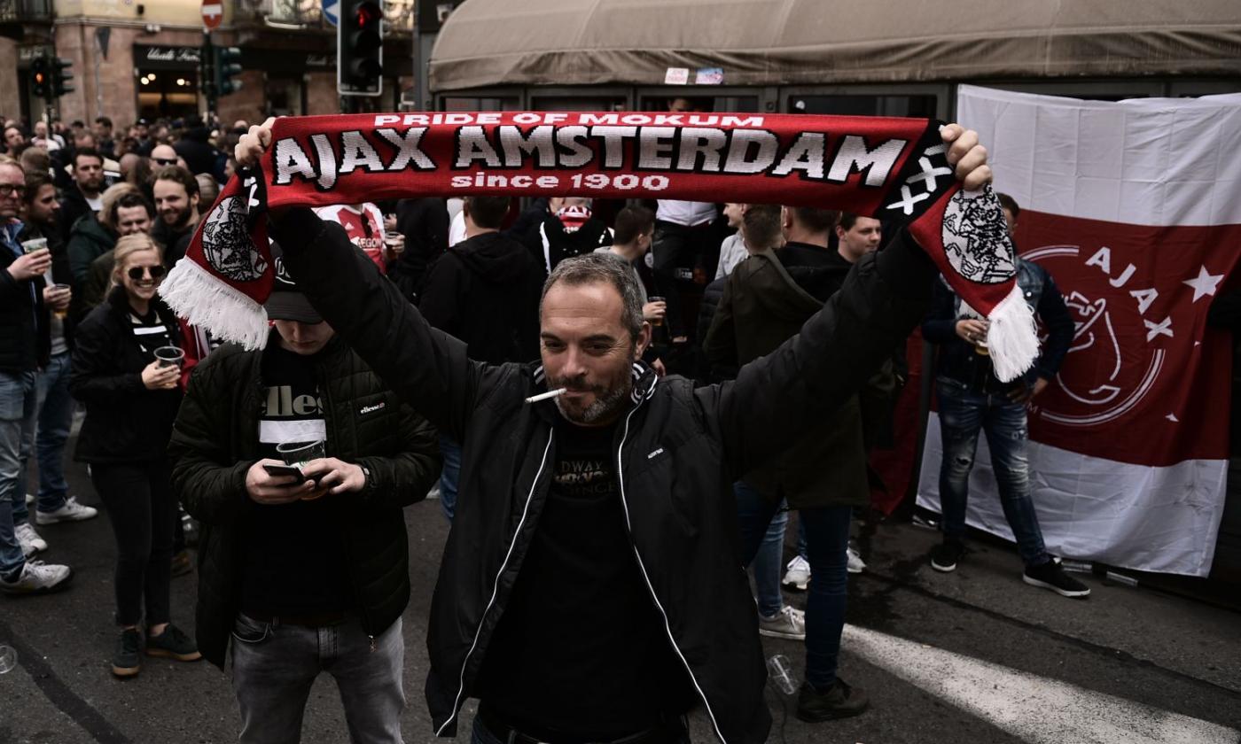 Juve-Ajax, tensione tra tifosi olandesi e polizia