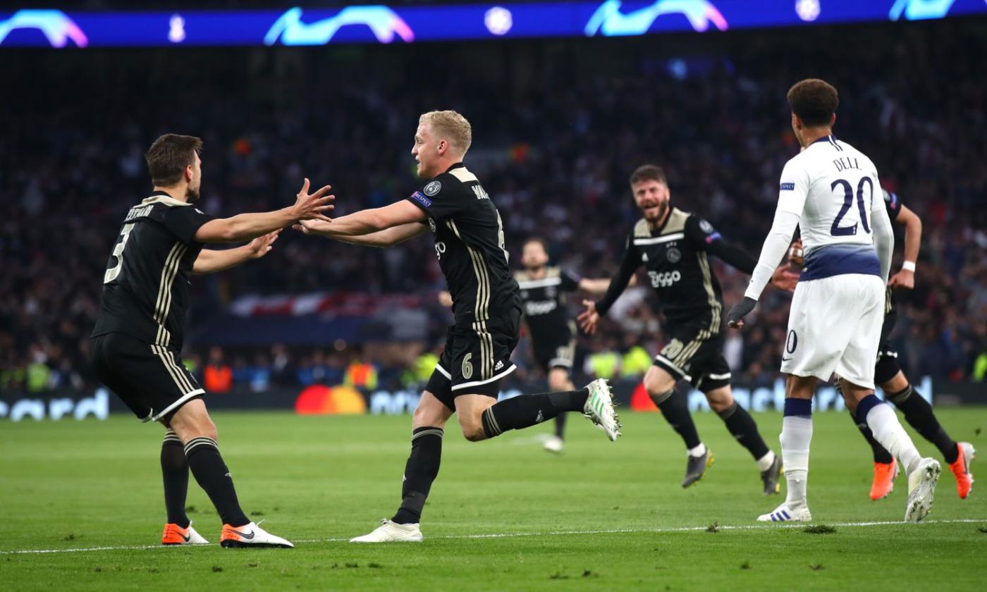 Real, Juve e ora il Tottenham: l'Ajax è indomabile e ha un piede in finale