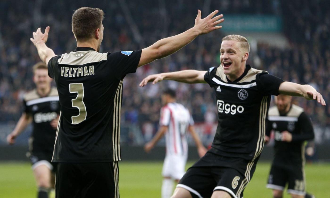 L'Ajax risponde alla Juve: primato in Eredivisie e 100 gol in campionato!