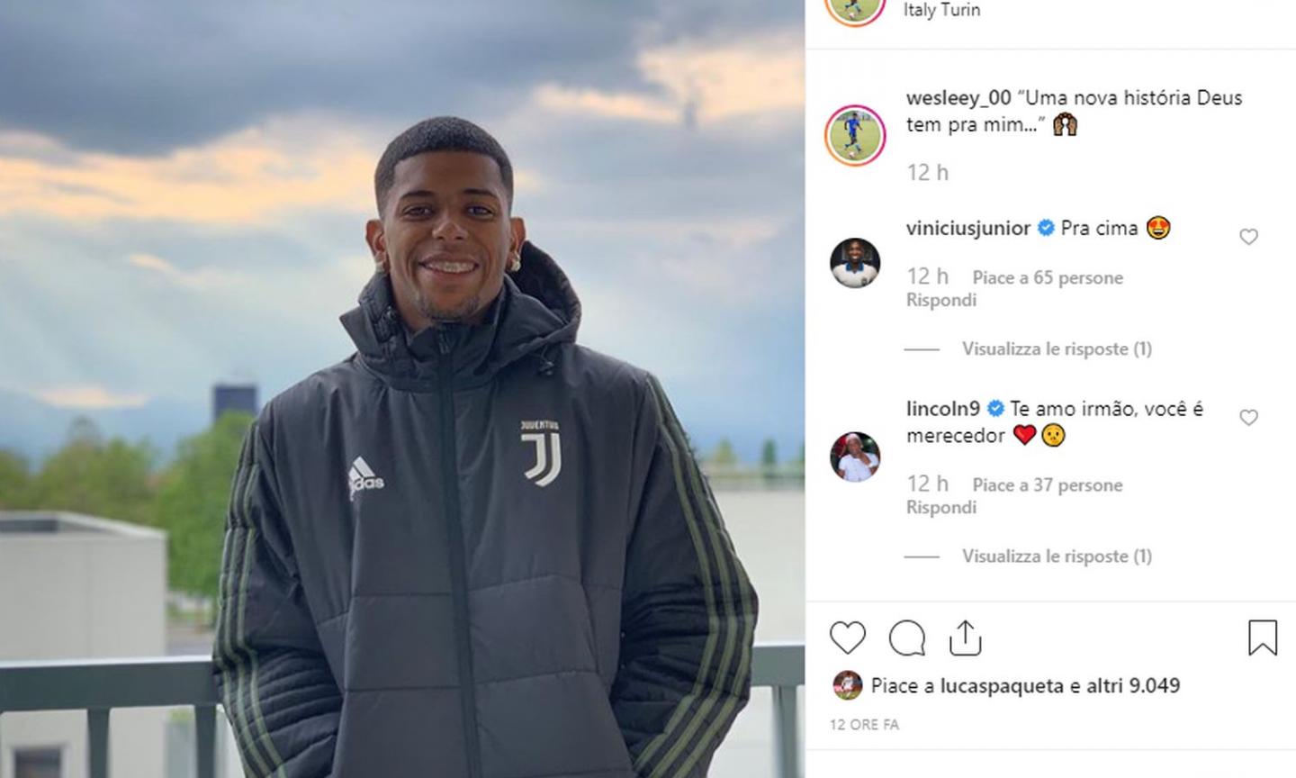 Wesley in Turin looks set sign for Juventus