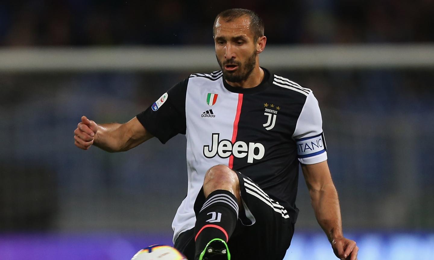 Juve-Brescia, Chiellini convocato: ma c'è la data del ritorno in campo