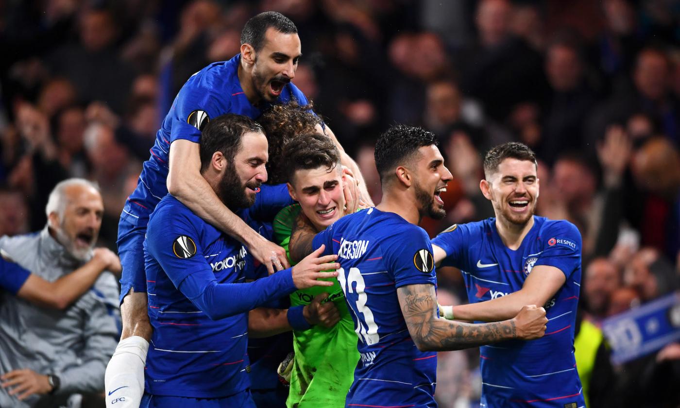 Europa League: il Chelsea di Sarri vince ai rigori, sarà finale contro l'Arsenal