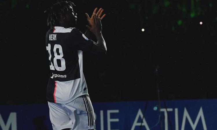 Juve, Kean può partire a una condizione