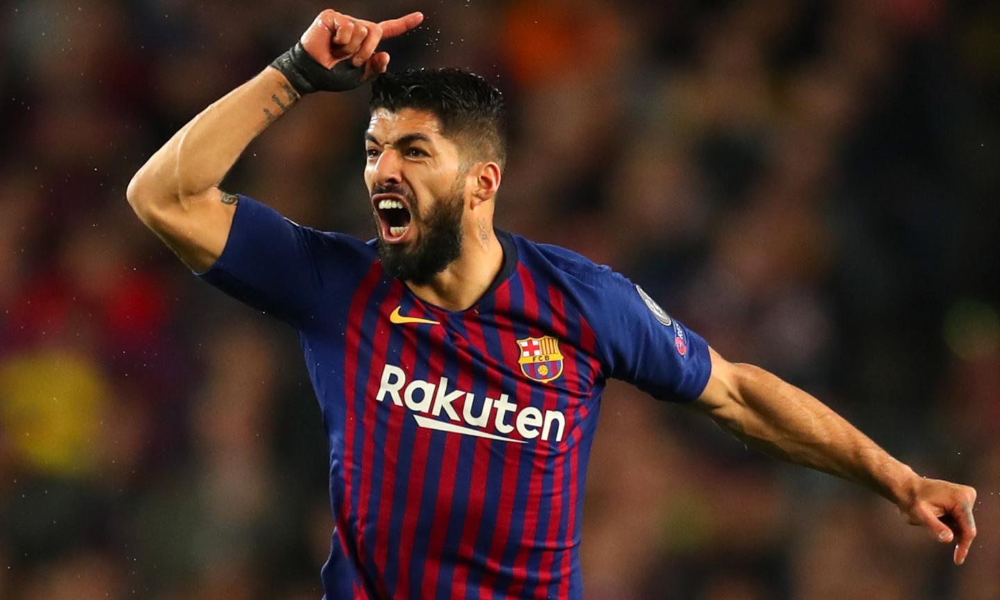 Watch: Barca star Luis Suarez celebrates against old club Liverpool after semi-final goal