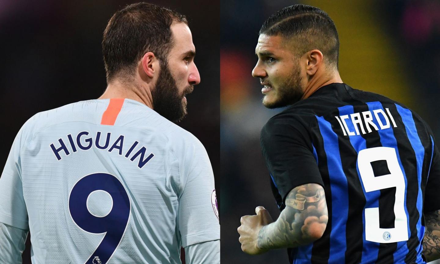 Icardi e Higuain, due casi uguali in due società diverse: l'Inter lo butta via, la Juve lo mette in mostra