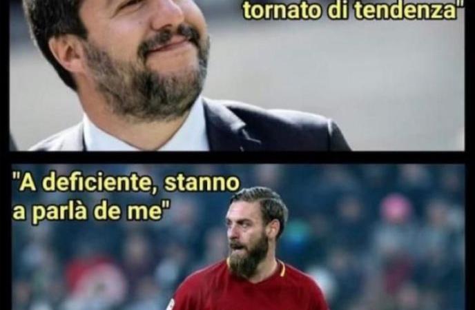 Lady De Rossi trolla Salvini