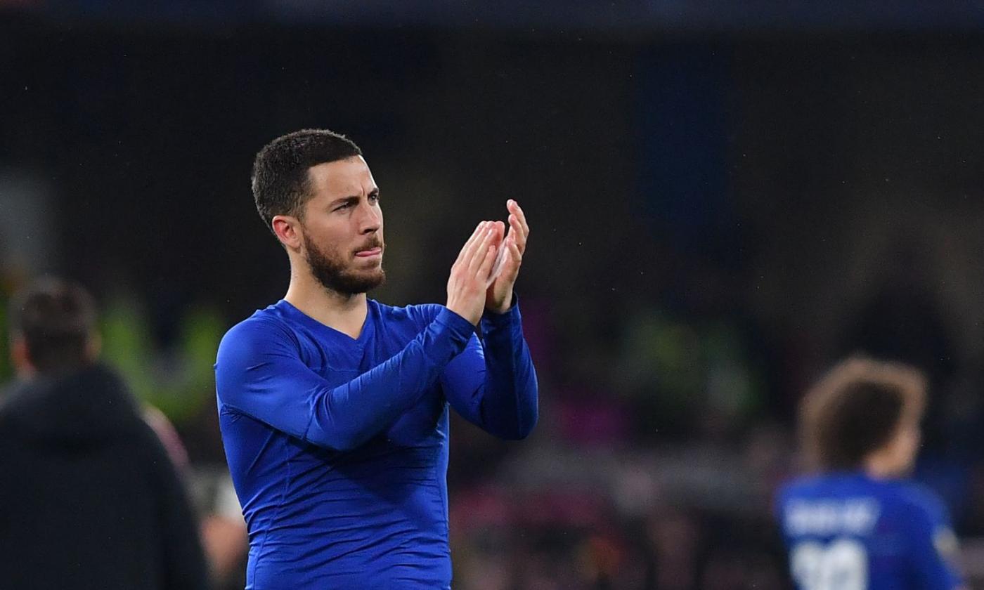 Hazard drops hint of Chelsea stay: Responds to fans saying 'Sign the contract'