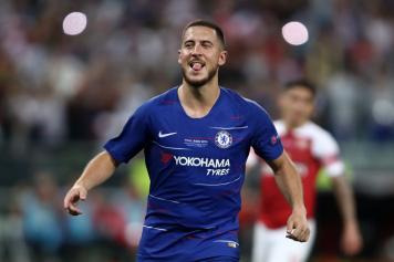 hazard, chelsea, esulta, lingua, 2018/19