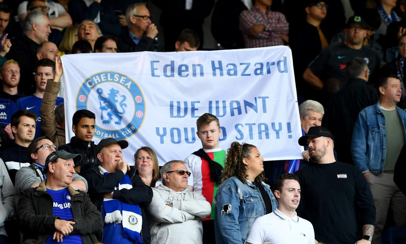 Hazard, ultima a Stamford Bridge? I tifosi: 'Il Chelsea è casa tua' FOTO 