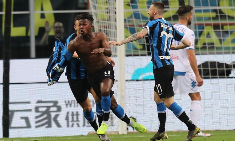 Keita e Handanovic mandano l'Inter in Champions: 2-1 a San Siro, Empoli in B!