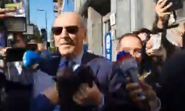 Inter, Marotta non risponde alle domande su Spalletti e Conte VIDEO