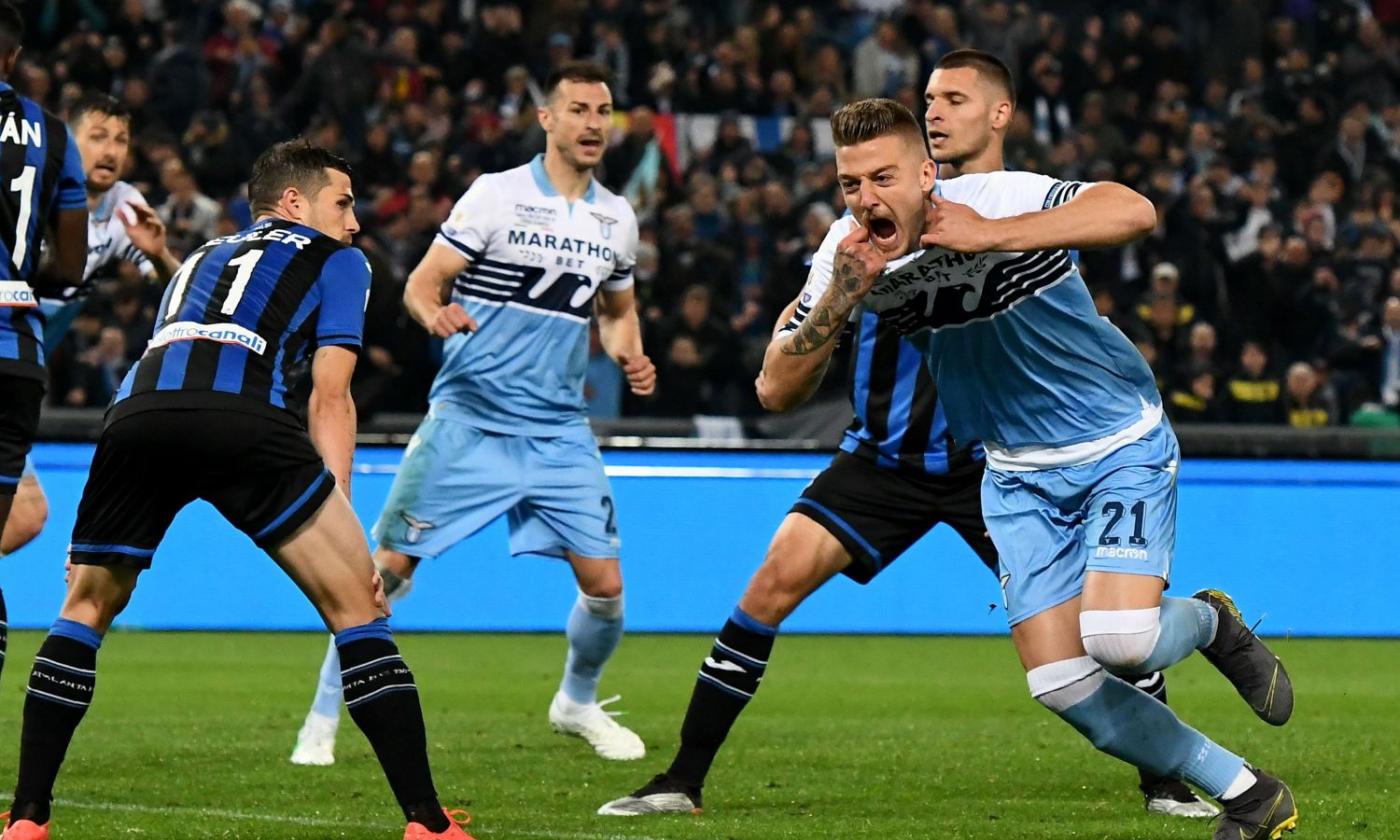 La Lazio vince la Coppa Italia! Milinkovic-Correa, 2-0 all'Atalanta