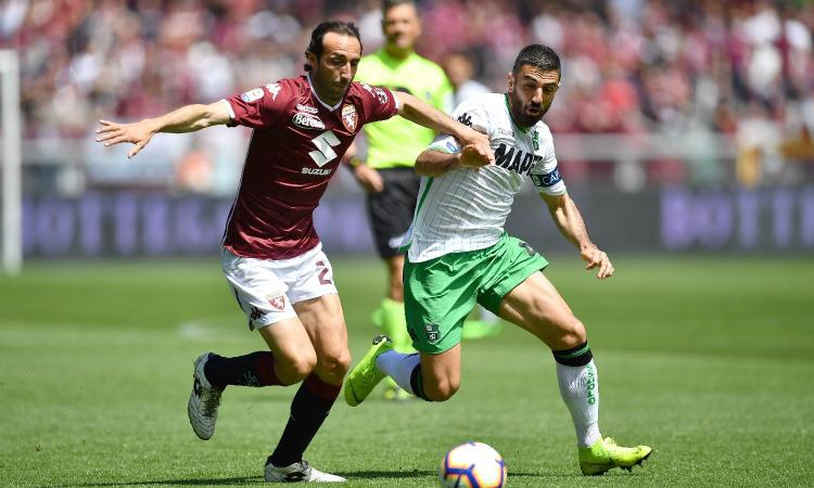 Torino-Sassuolo 3-2: il tabellino