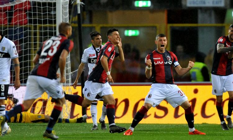 Bologna-Parma 4-1: il tabellino
