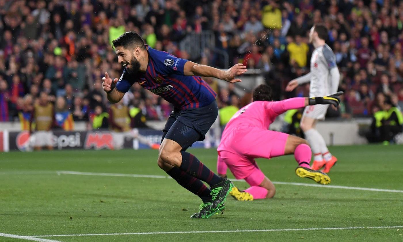 Barcellona, Suarez si sblocca in Champions contro il Liverpool