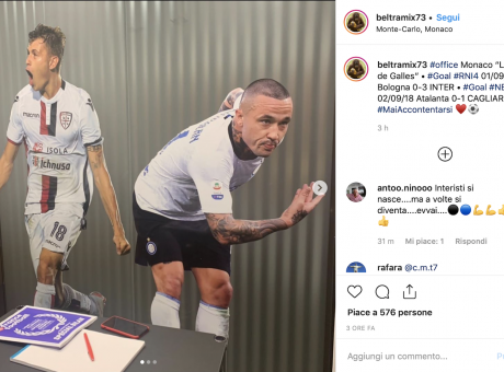 pic Nicolò Barella Instagram inter indizio social dell agente di