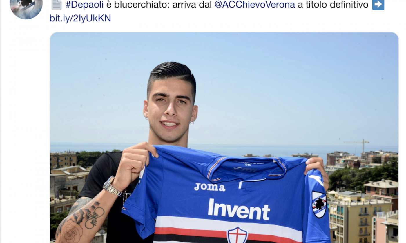 Sampdoria, Depaoli può restare: si valuta il prolungamento