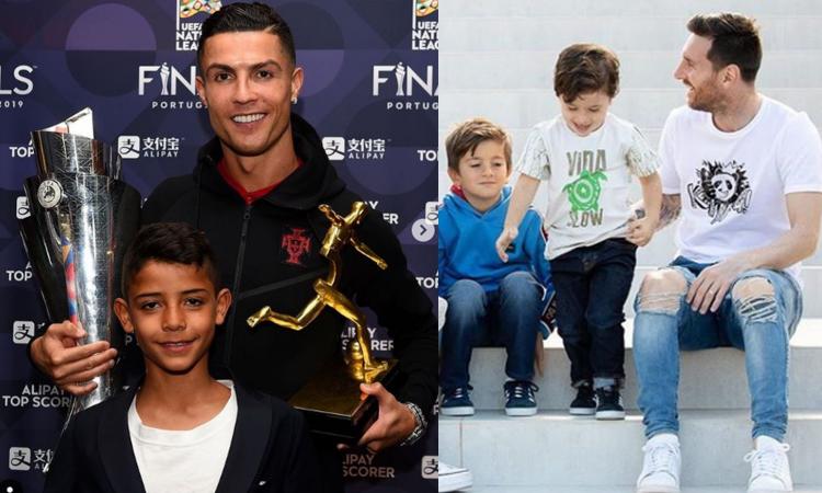 I figli di Ronaldo, Messi, Del Piero e Buffon: il destino scritto nel nome. Dove giocano, chi tifano, cosa faranno