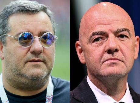 Raiola e la guerra strisciante contro Infantino: al Tas si gioca il primo round