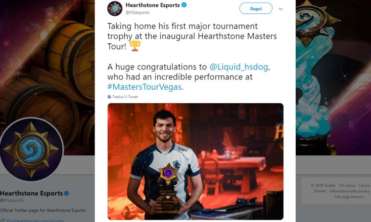 Heartstone Master Tour Las Vegas: 1° posto e 100mila dollari a dog, tre italiani in top 100. Ma quanti problemi!