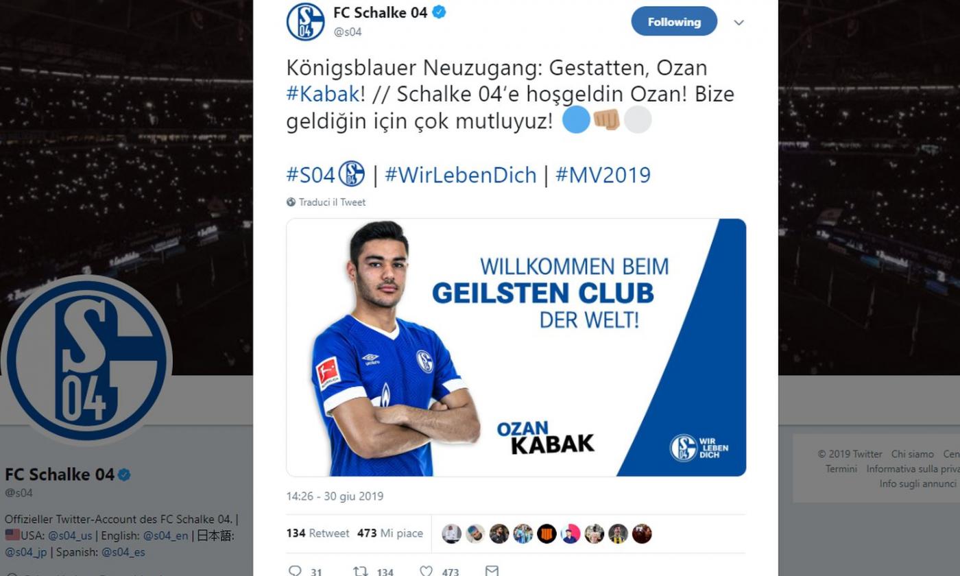 Official: Schalke complete signing of Milan target Kabak