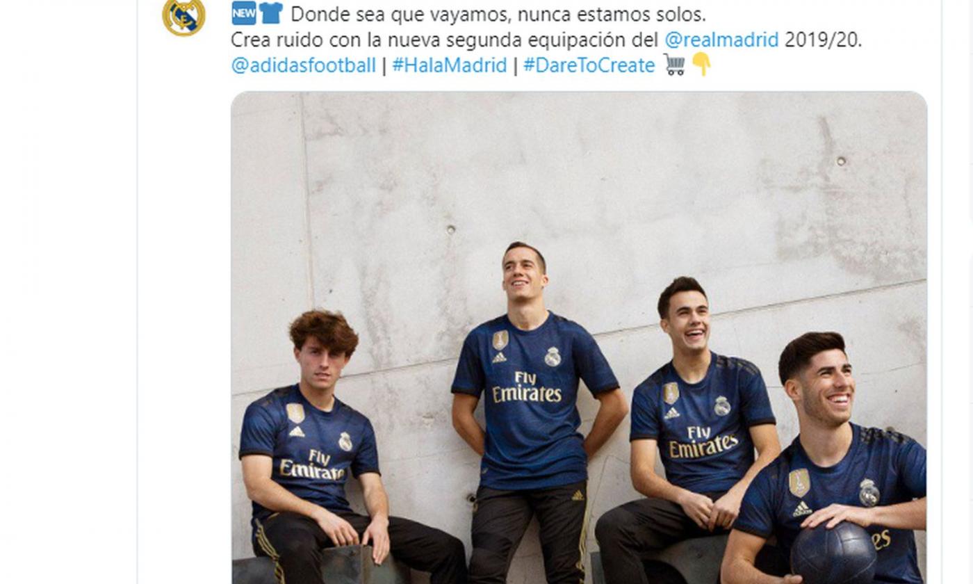 Real Madrid, ecco la seconda maglia FOTO