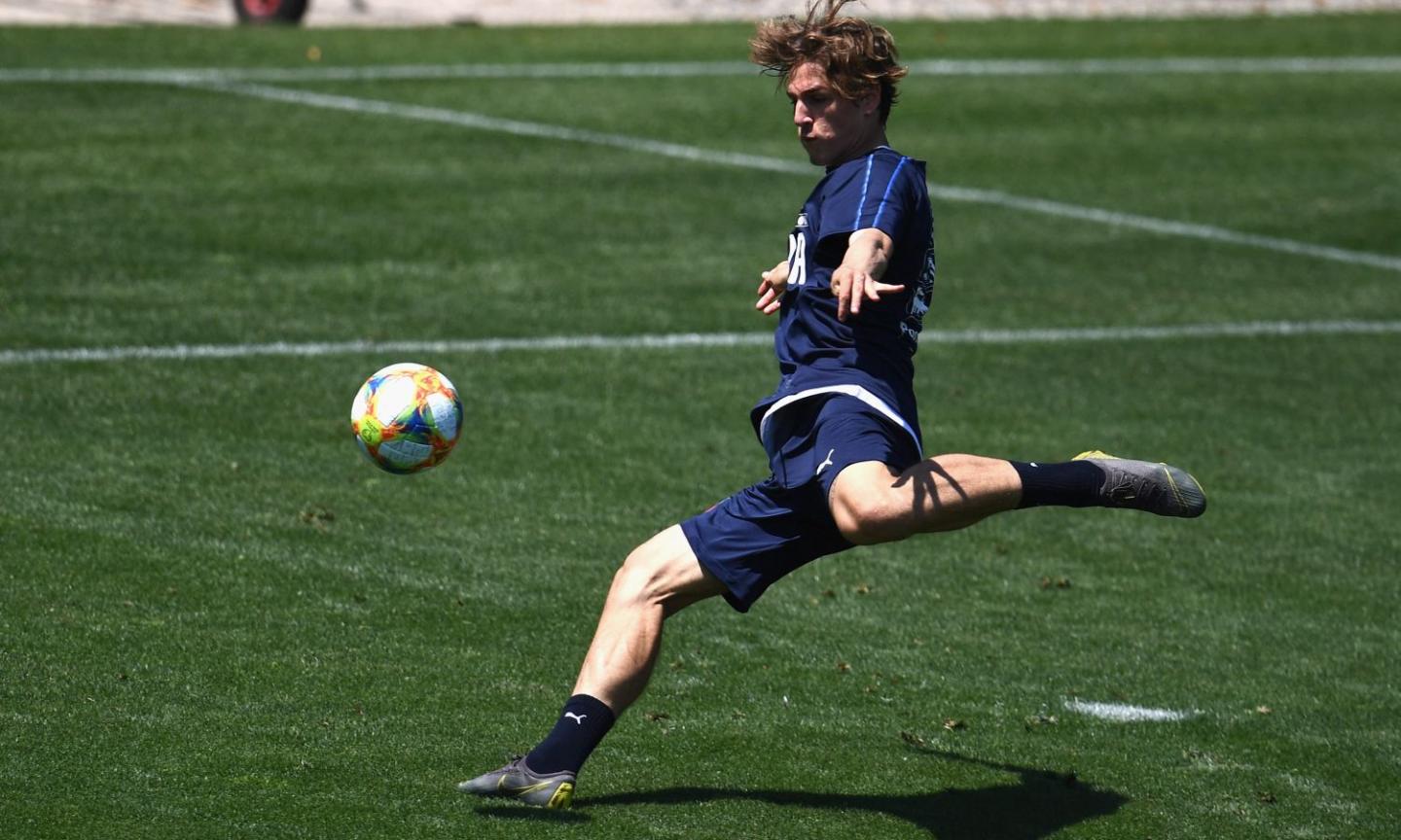 Juve, incontro con l'agente di Zaniolo FOTO e VIDEO