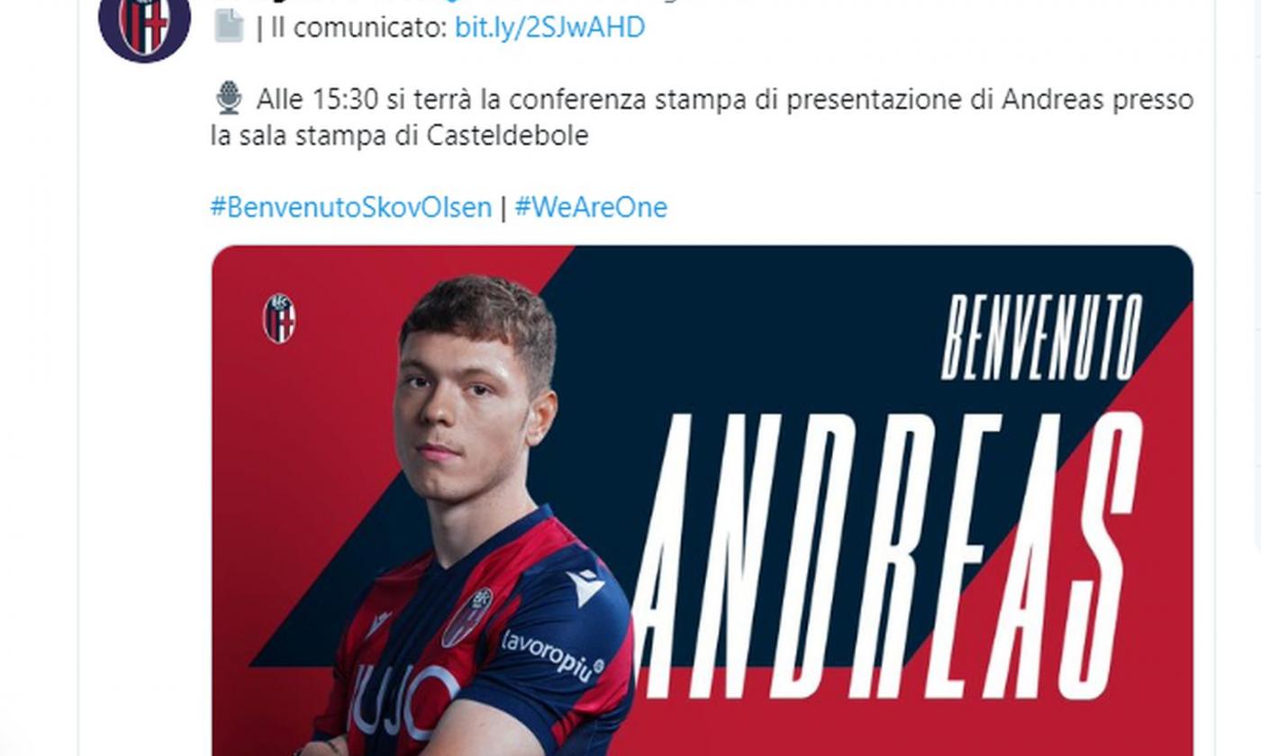 Bologna, UFFICIALE: colpo Olsen