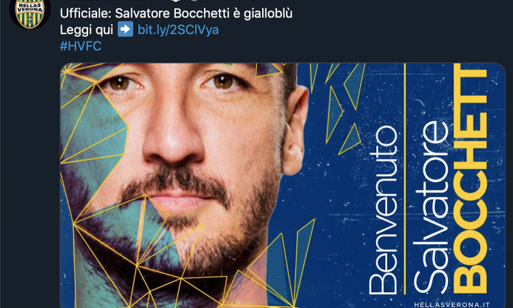 Verona, UFFICIALE: ecco l'ex Milan Bocchetti