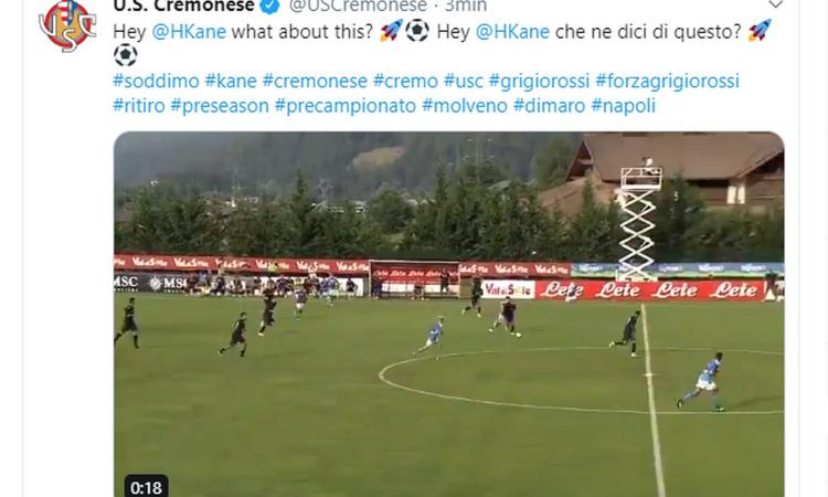 Soddimo come Kane, la Cremonese: 'Harry, che ne dici?'