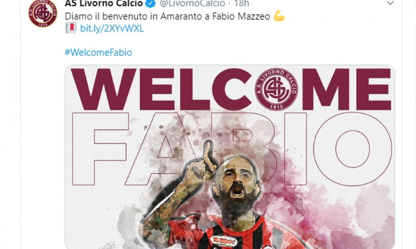 Livorno, UFFICIALE: arriva Mazzeo