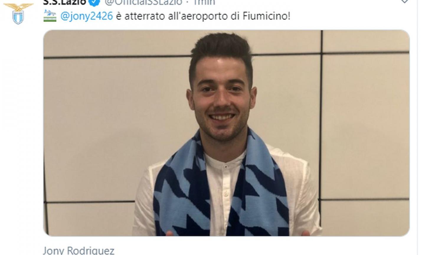 Lazio: per Jony manca ancora il via libera del Malaga