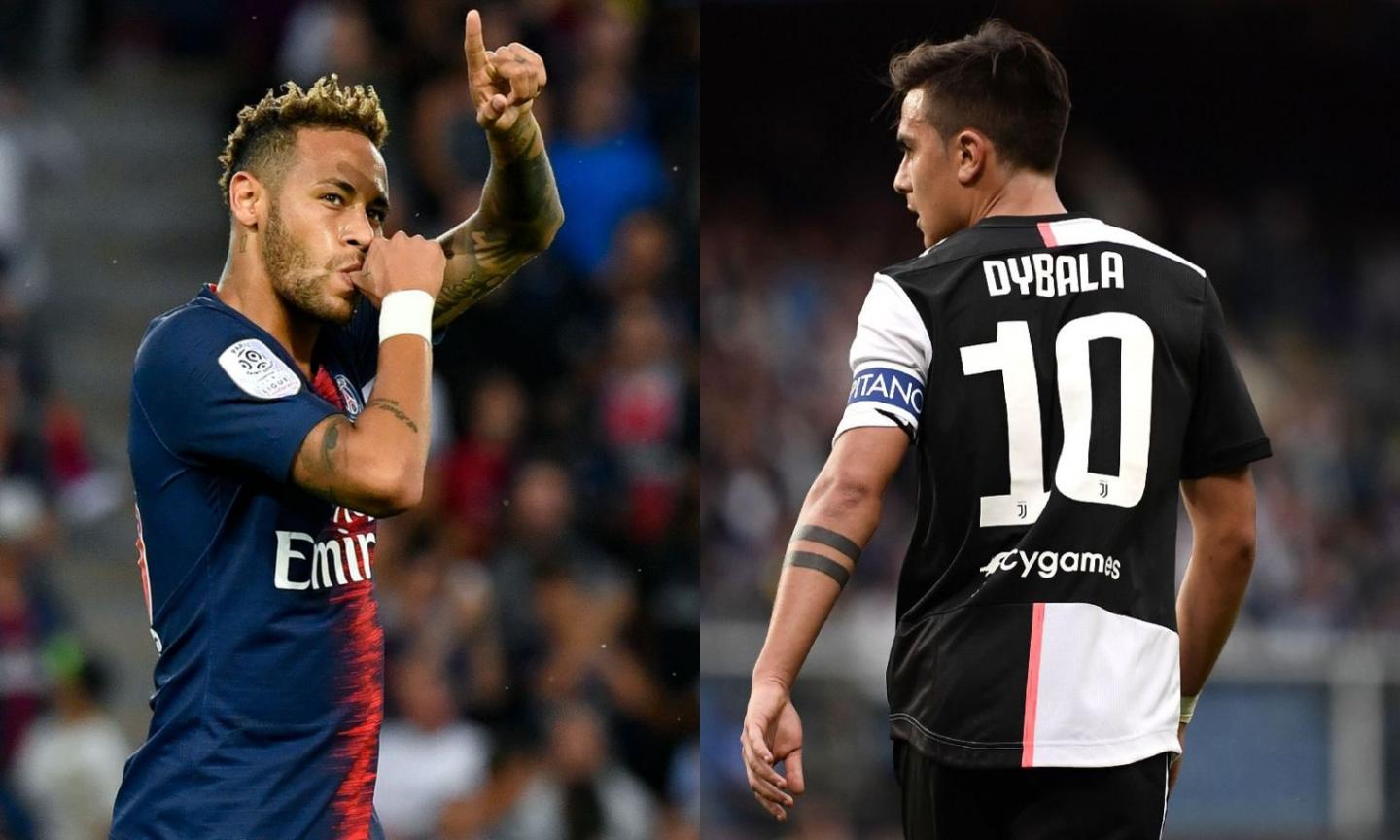 Juve: sì allo scambio Neymar-Dybala